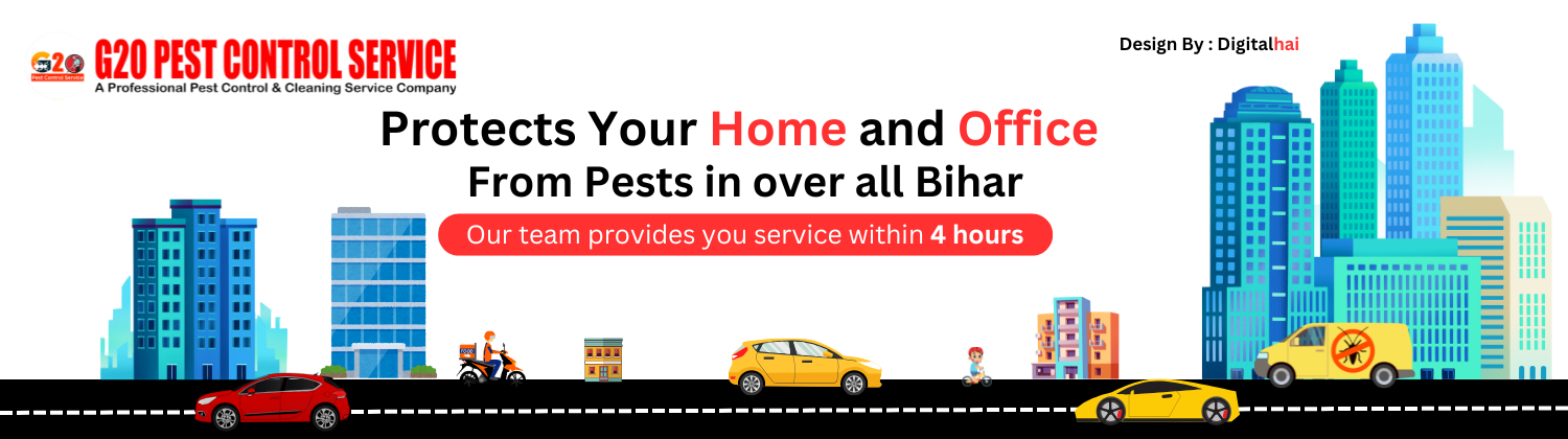 Protect Your Home and Office from pests control in Bihar - G20 Pest Control Service in Gaya